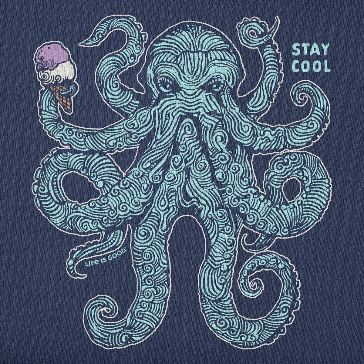 Men's Stay Cool Octopus Short Sleeve Crusher-LITE Tee product image 2