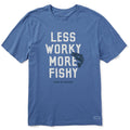Men's Less Worky More Fishy Short Sleeve Crusher Tee product image 1