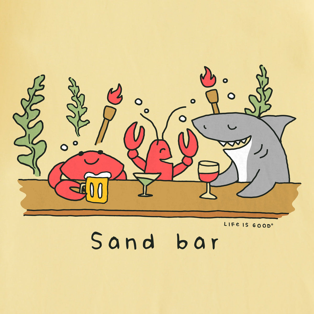 Men's Sand Bar Short Sleeve Crusher Tee product image 2