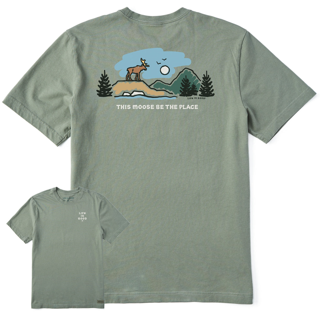 Men's This Moose be the Place Short Sleeve Crusher Tee product image 1