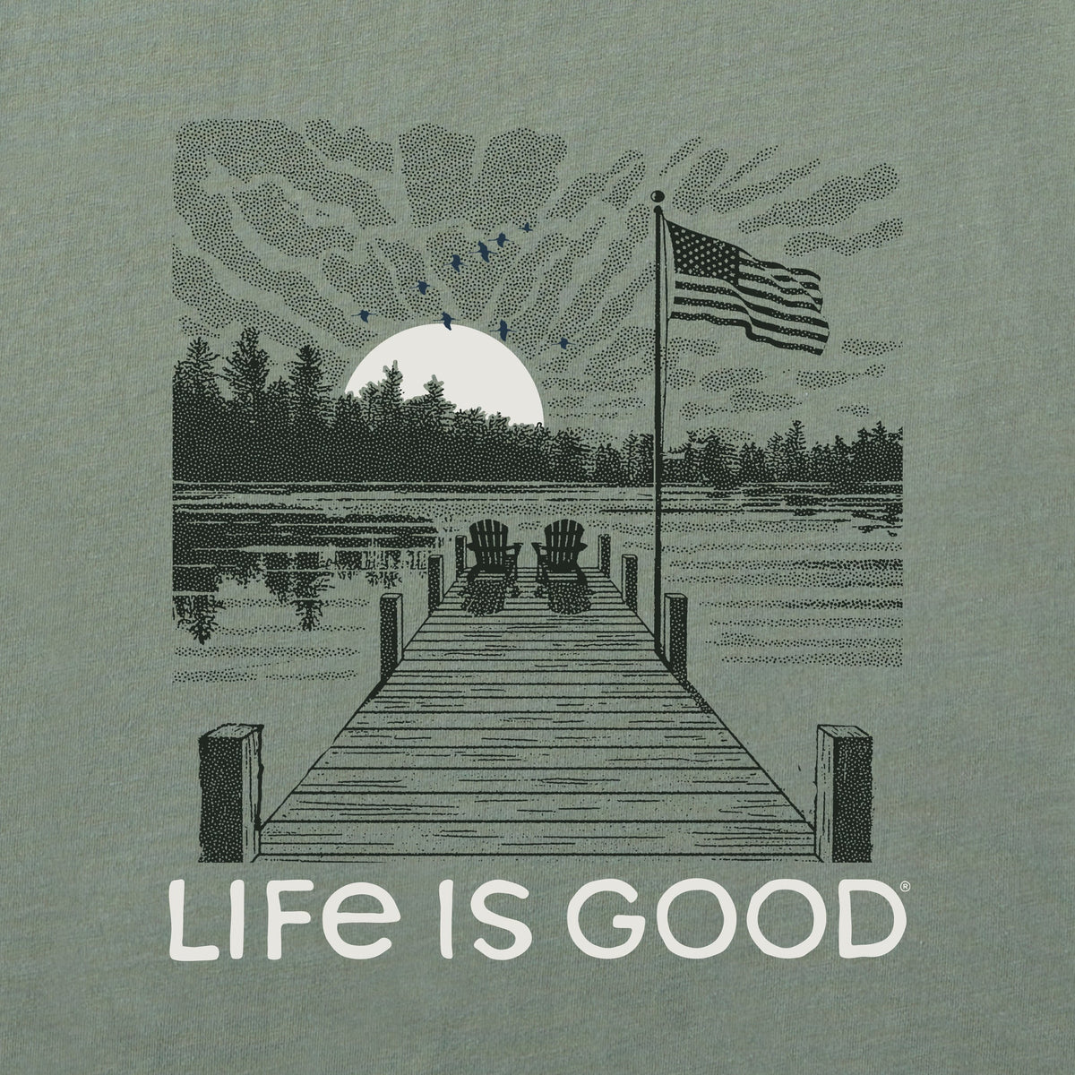 Men's Land of the Chill Short Sleeve Crusher Tee product image 2