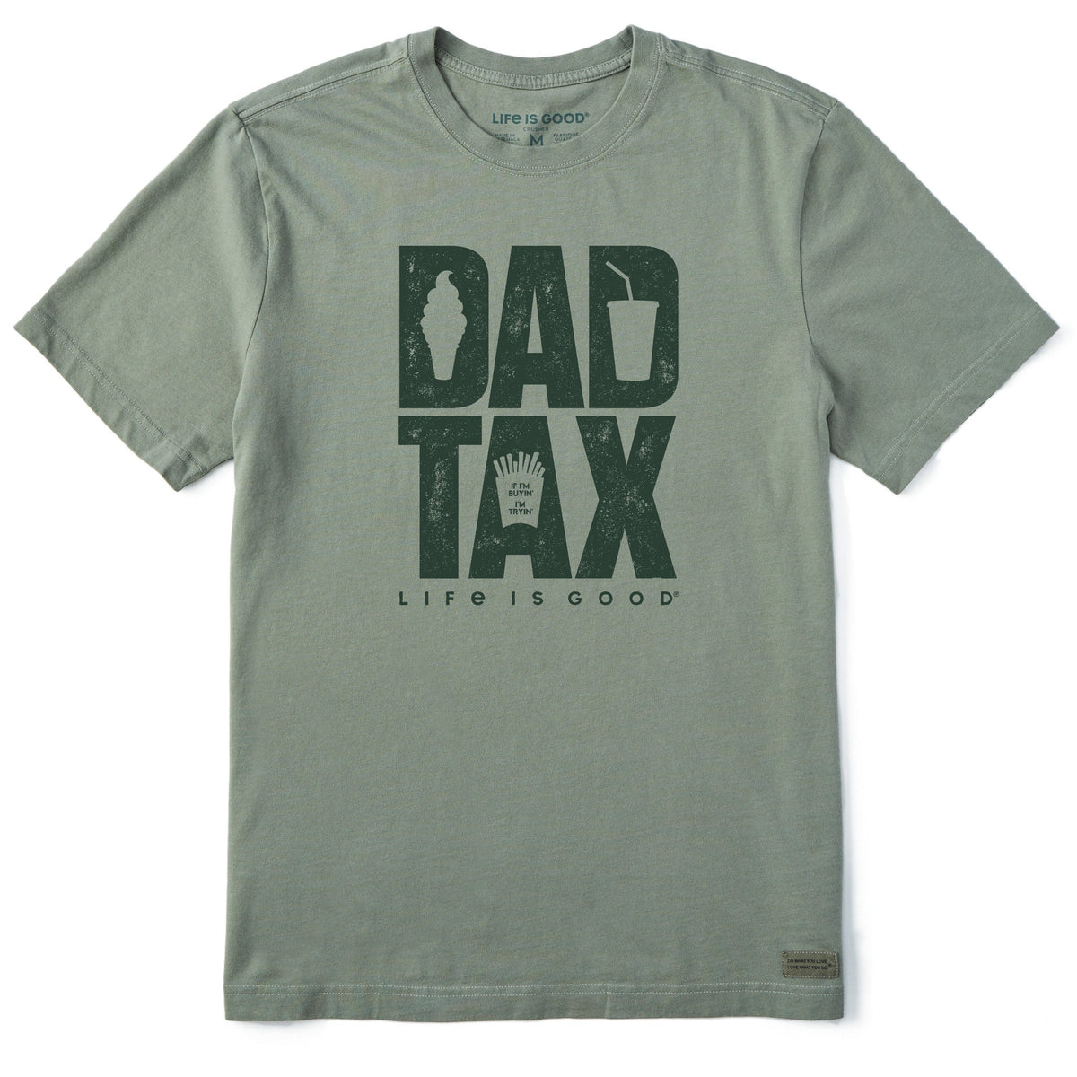 Men's Dad Tax Stack Short Sleeve Crusher Tee product image 1