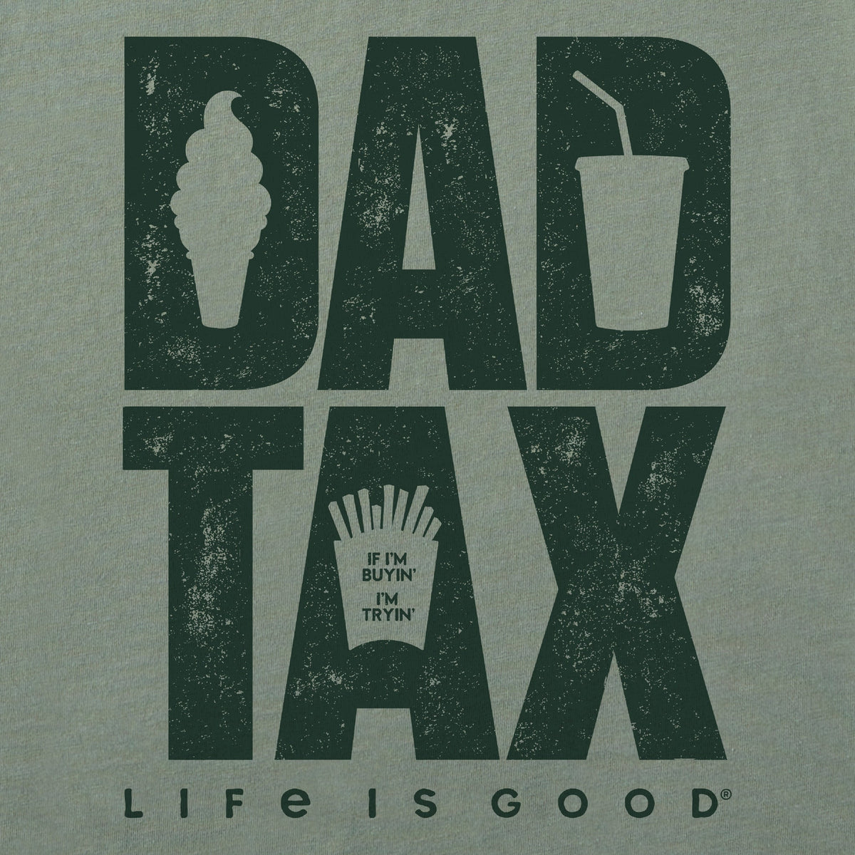 Men's Dad Tax Stack Short Sleeve Crusher Tee product image 2