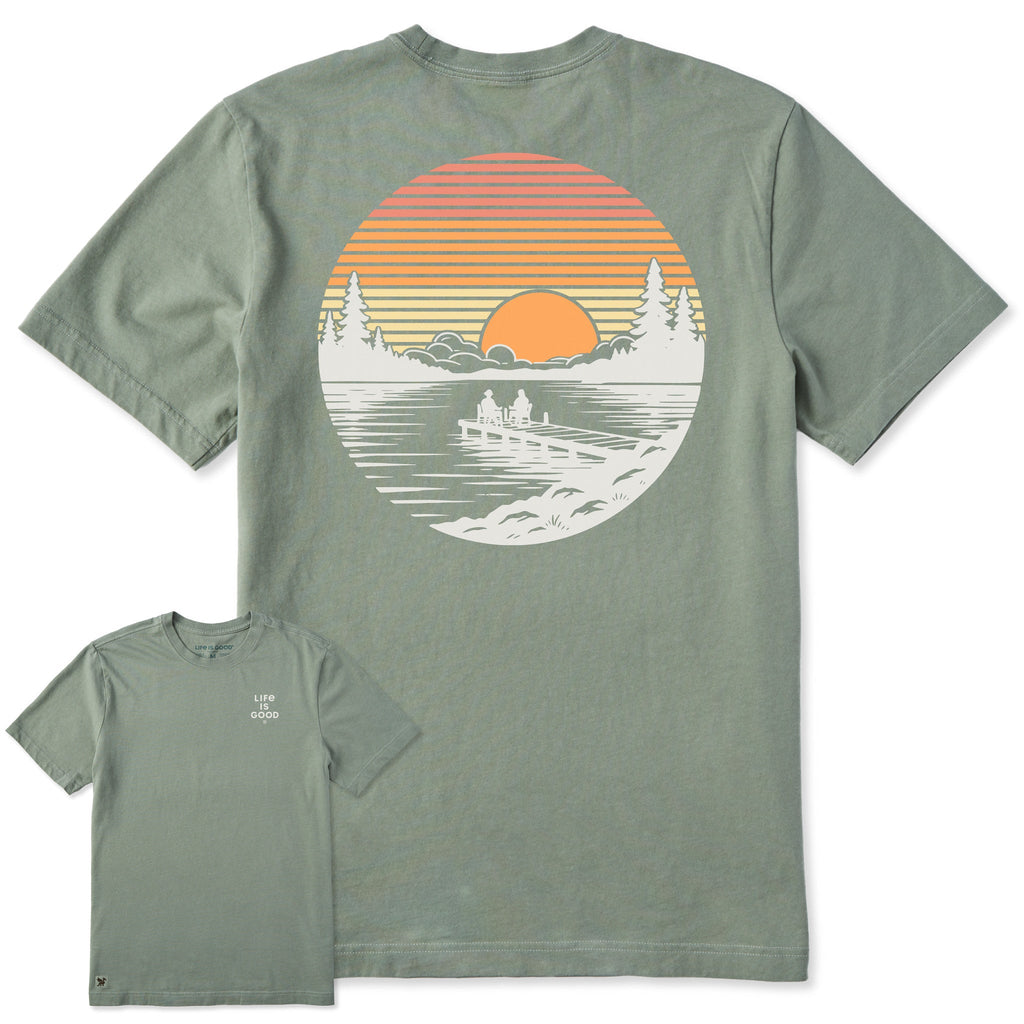 Men's Dock Sunset Short Sleeve Crusher Tee product image 1