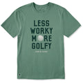 Men's Less Worky More Golfy Short Sleeve Crusher Tee product image 1