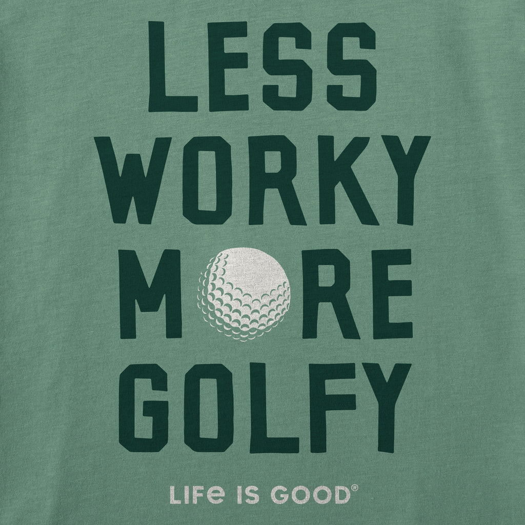 Men's Less Worky More Golfy Short Sleeve Crusher Tee product image 2