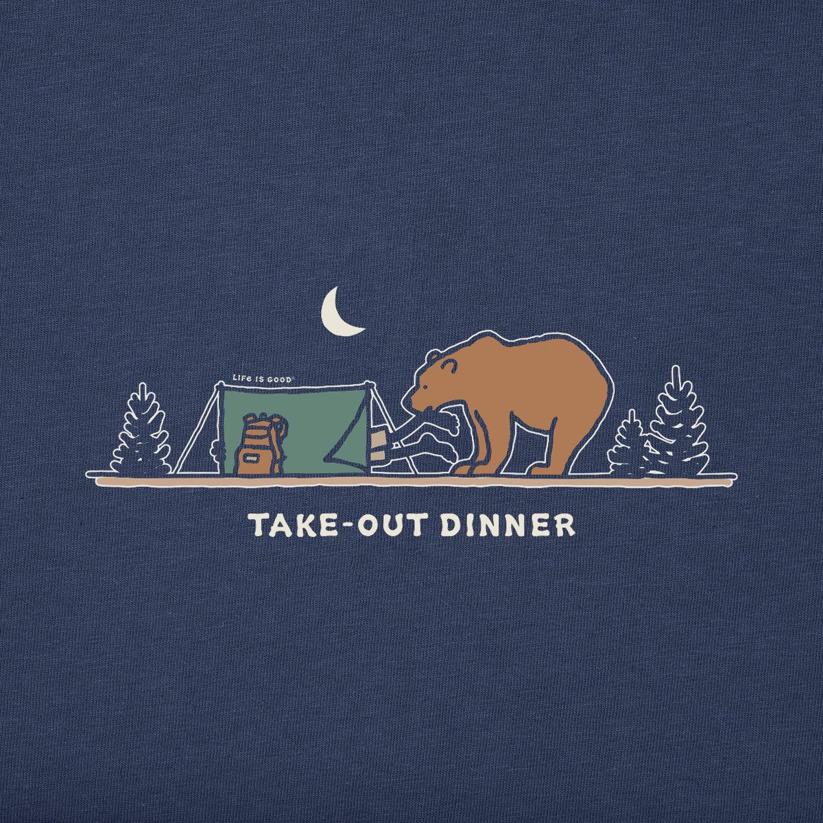 Men's Take-Out Dinner Short Sleeve Crusher Tee product image 2