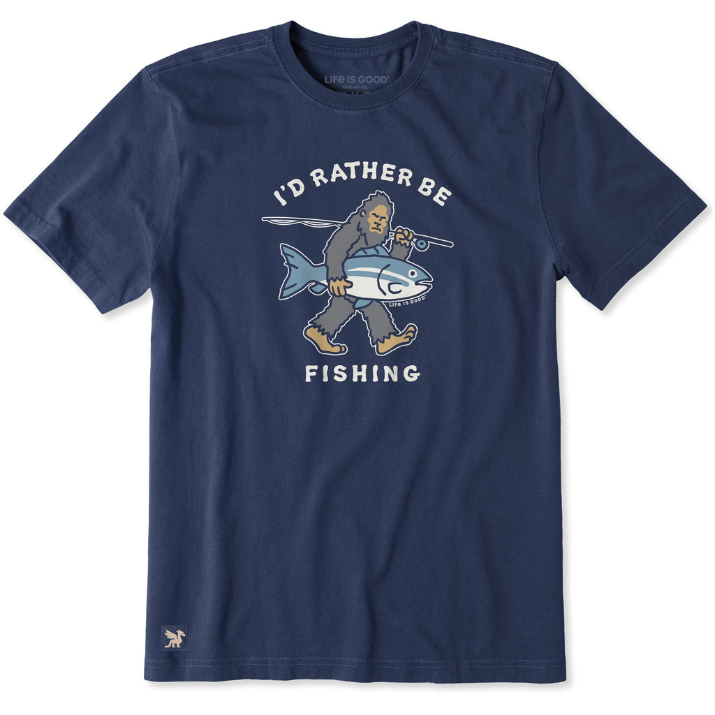 Men's I'd Rather be Fishing Short Sleeve Crusher Tee product image 1