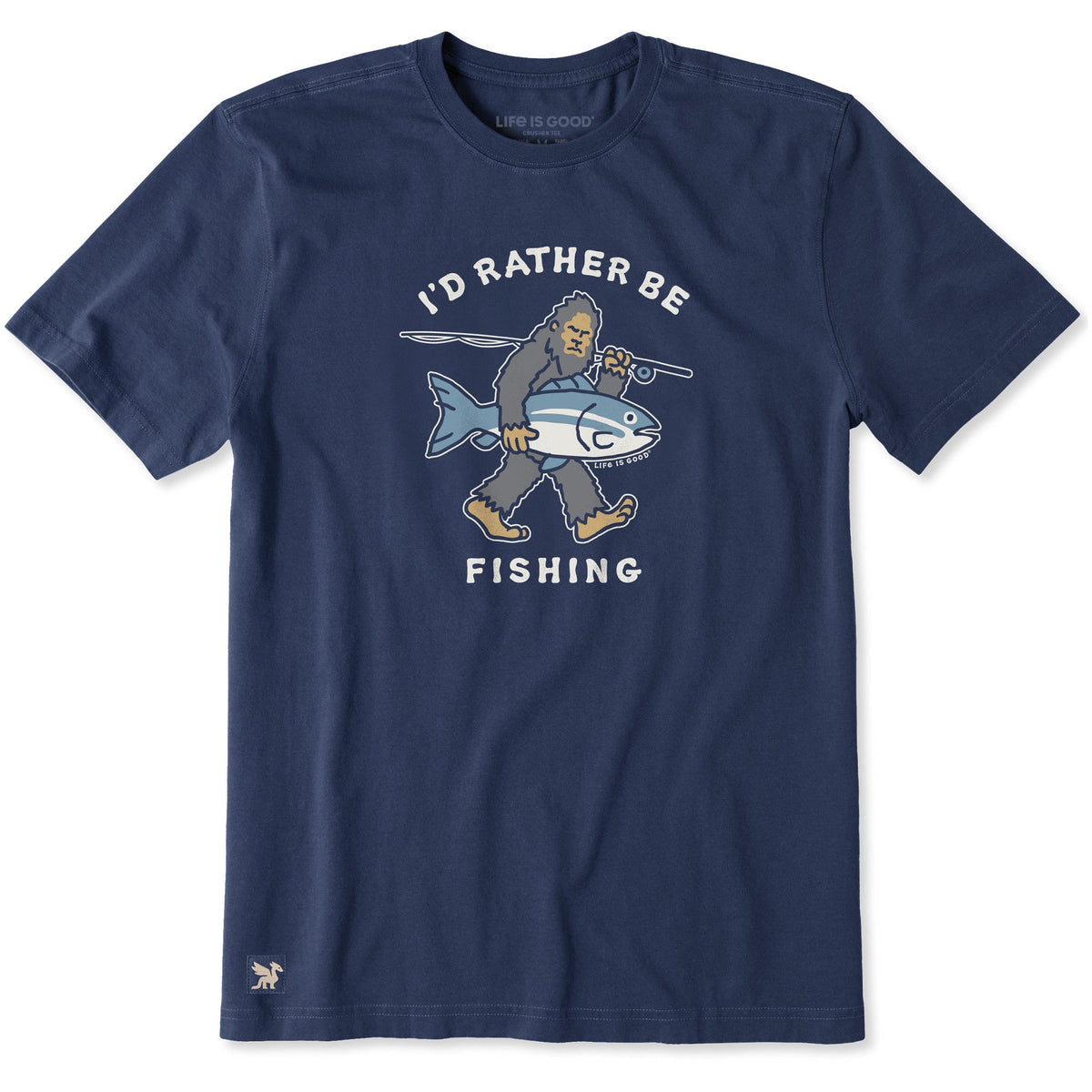 Men's I'd Rather be Fishing Short Sleeve Crusher Tee product image 1