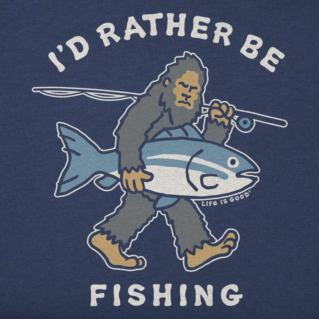 Men's I'd Rather be Fishing Short Sleeve Crusher Tee product image 2