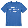 Men's Easily Distracted by Dogs Short Sleeve Crusher Tee product image 1