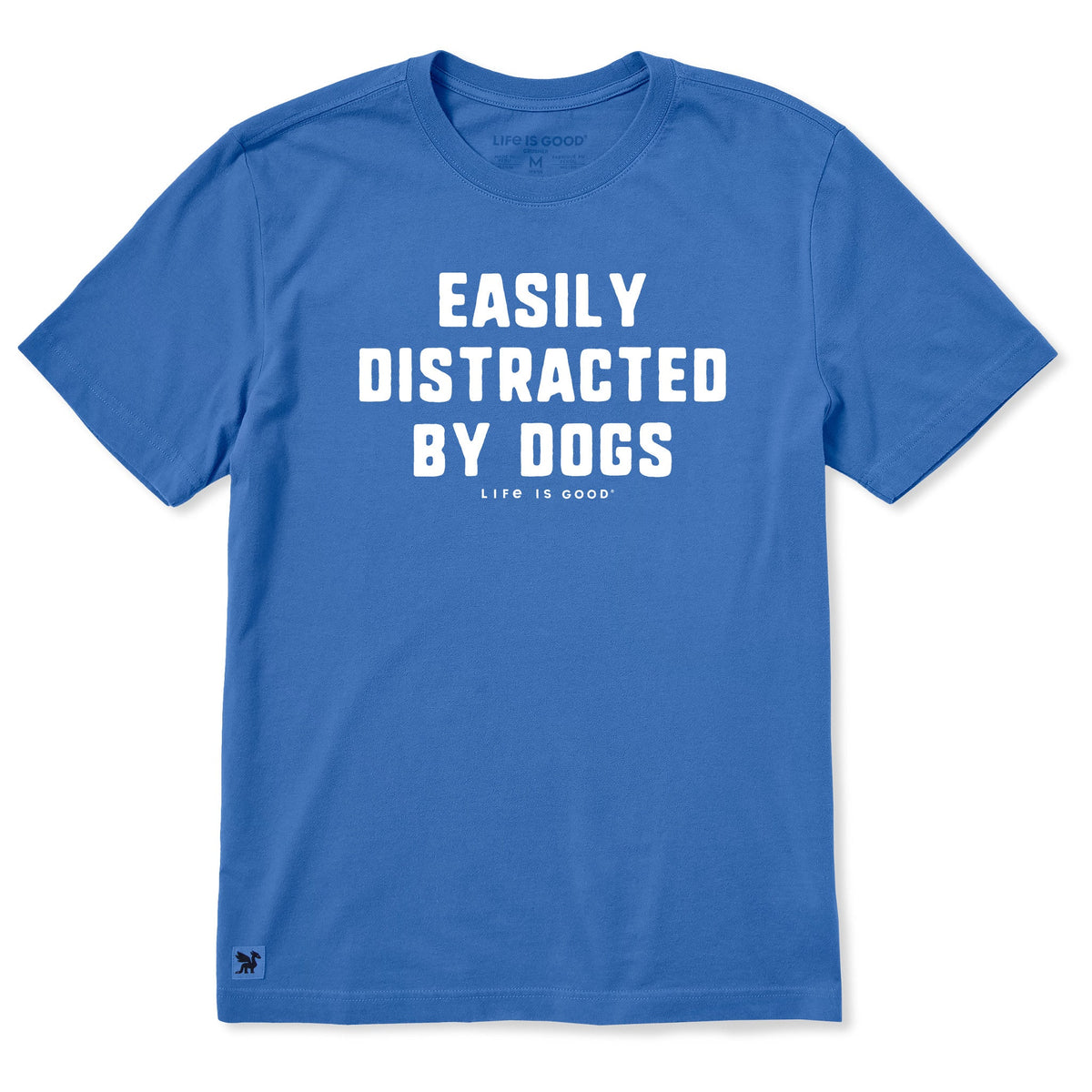 Men's Easily Distracted by Dogs Short Sleeve Crusher Tee product image 1