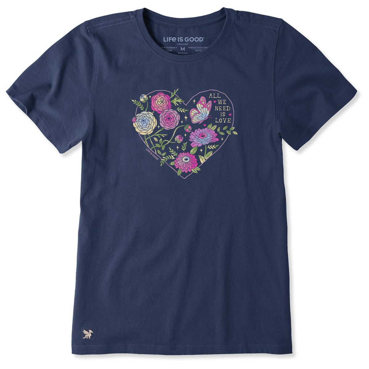 Women's All We Need Is Love & Blooms Short Sleeve product image 1