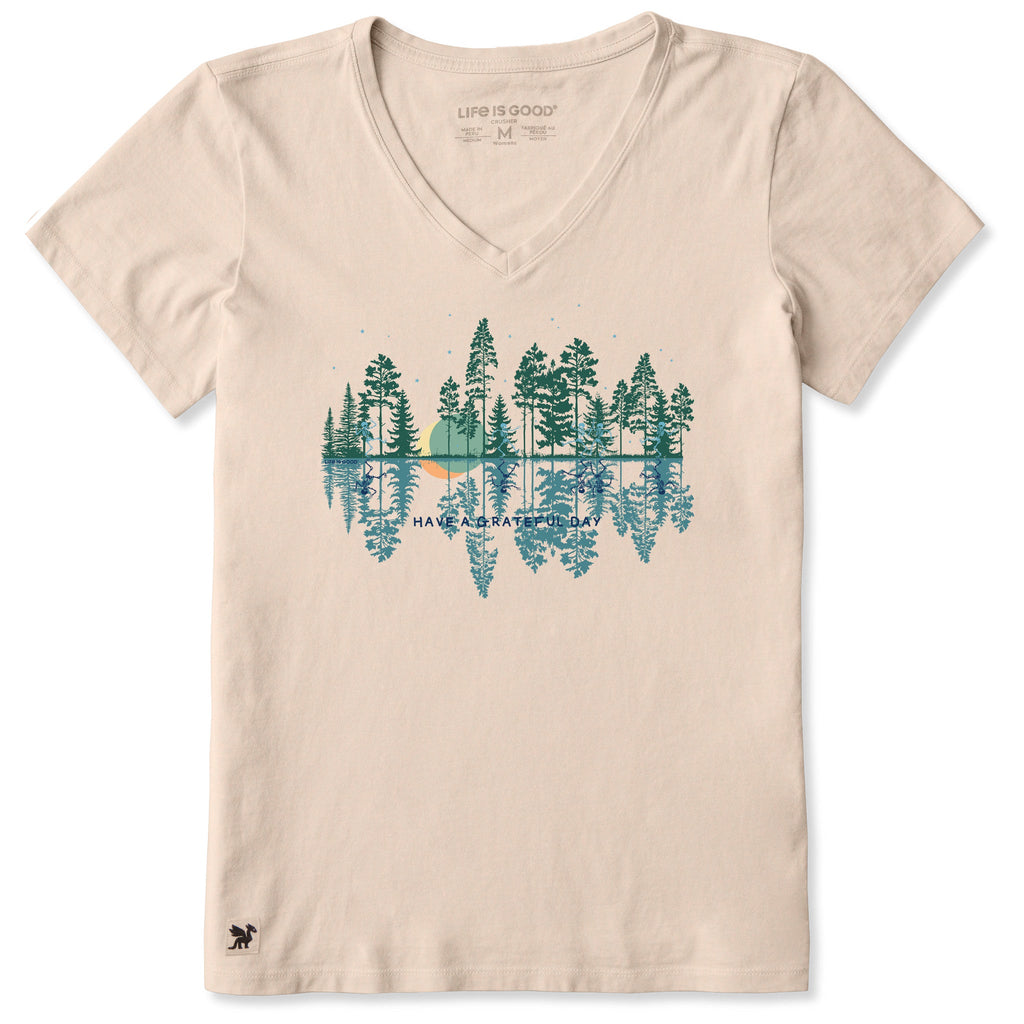Women's Grateful Day Skeleton Reflections Short Sleeve product image 1
