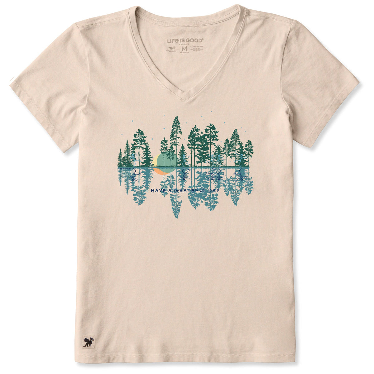 Women's Grateful Day Skeleton Reflections Short Sleeve product image 1