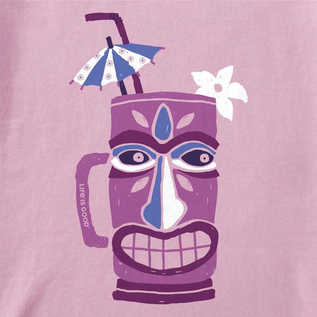 Women's Tiki Sippin Short Sleeve Crusher Tee product image 2