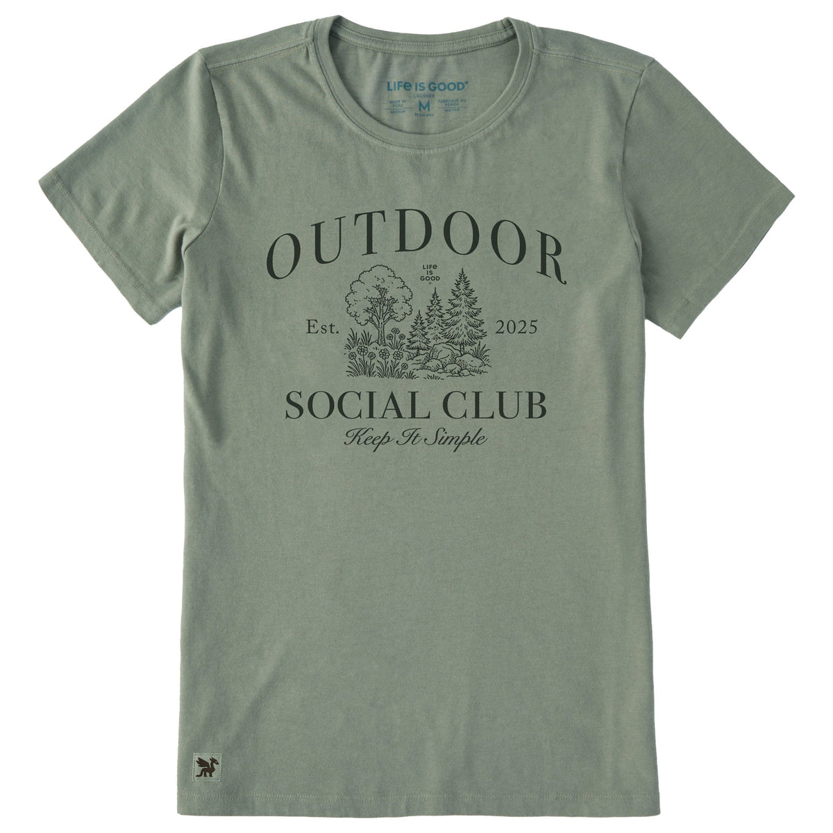 Women's Outdoor Social Club Short Sleeve Crusher Tee product image 1