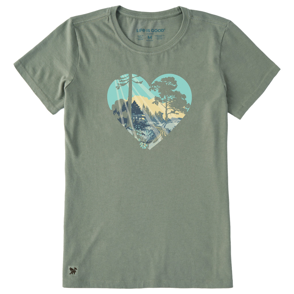 Women's Heart RV Short Sleeve Crusher Tee product image 1