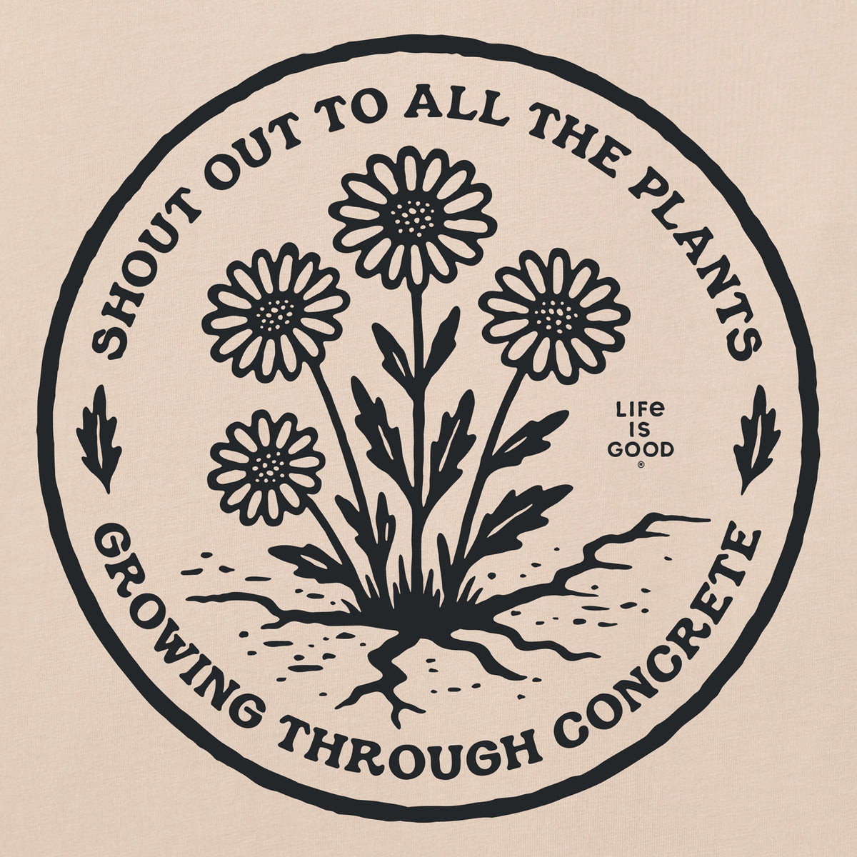 Women's Shout out to All the Plants Short Sleeve Crusher Tee product image 2
