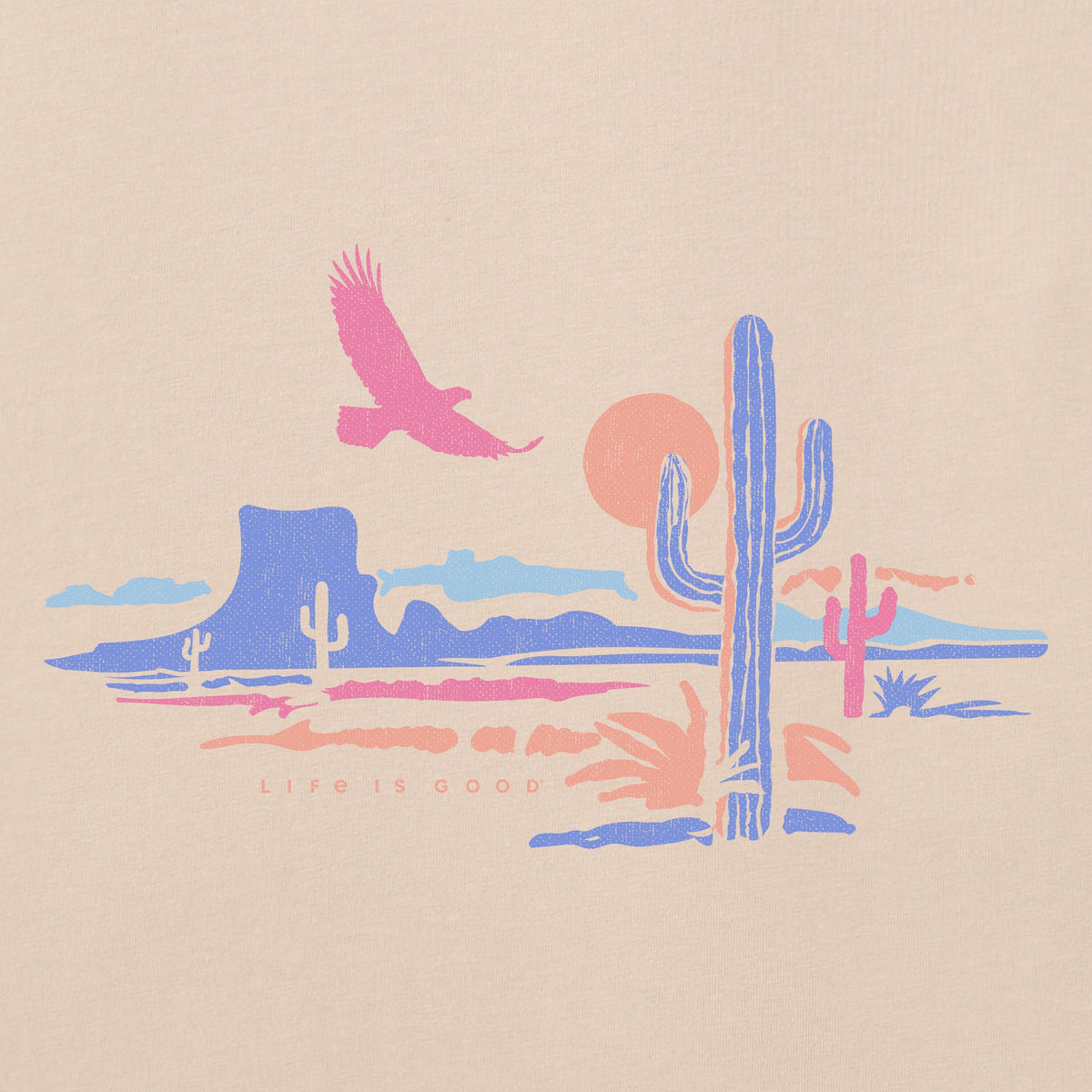 Women's Cactus Desert Short Sleeve Crusher Tee product image 2