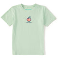 Kids Peach Short Sleeve Crusher Tee product image 1