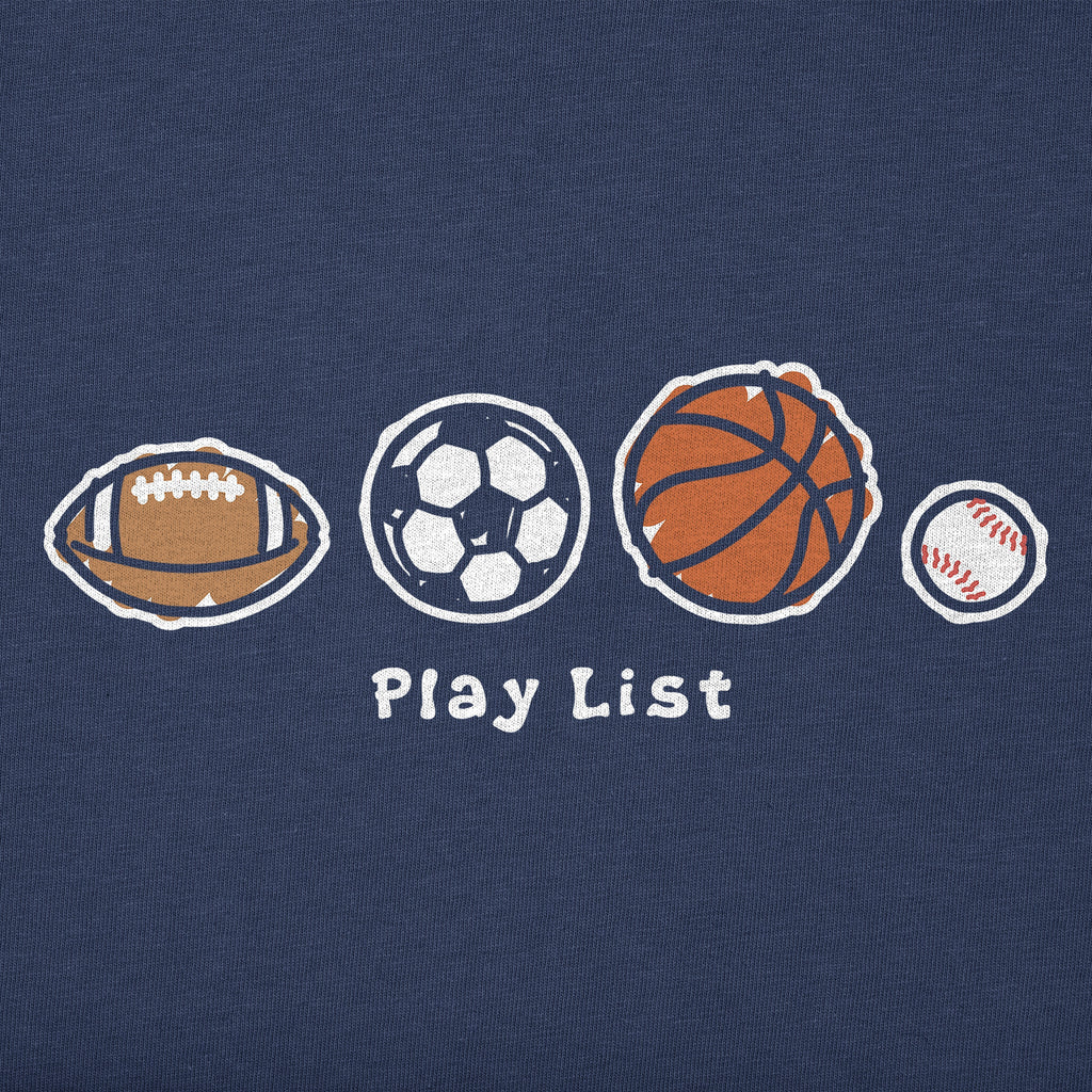 Kids Play List Sports Short Sleeve Crusher Tee product image 2