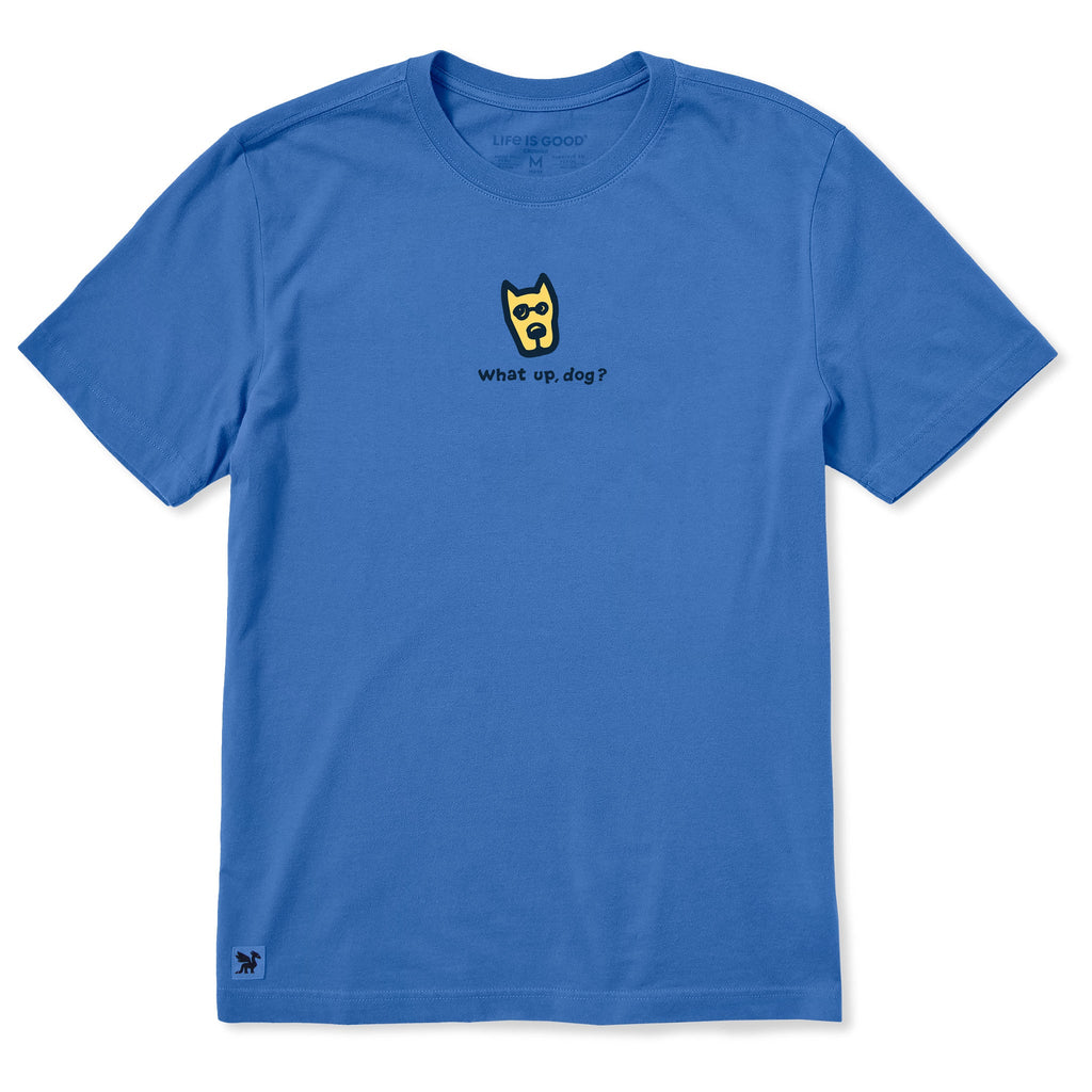 Men's What up dog? Short Sleeve Crusher Tee product image 1