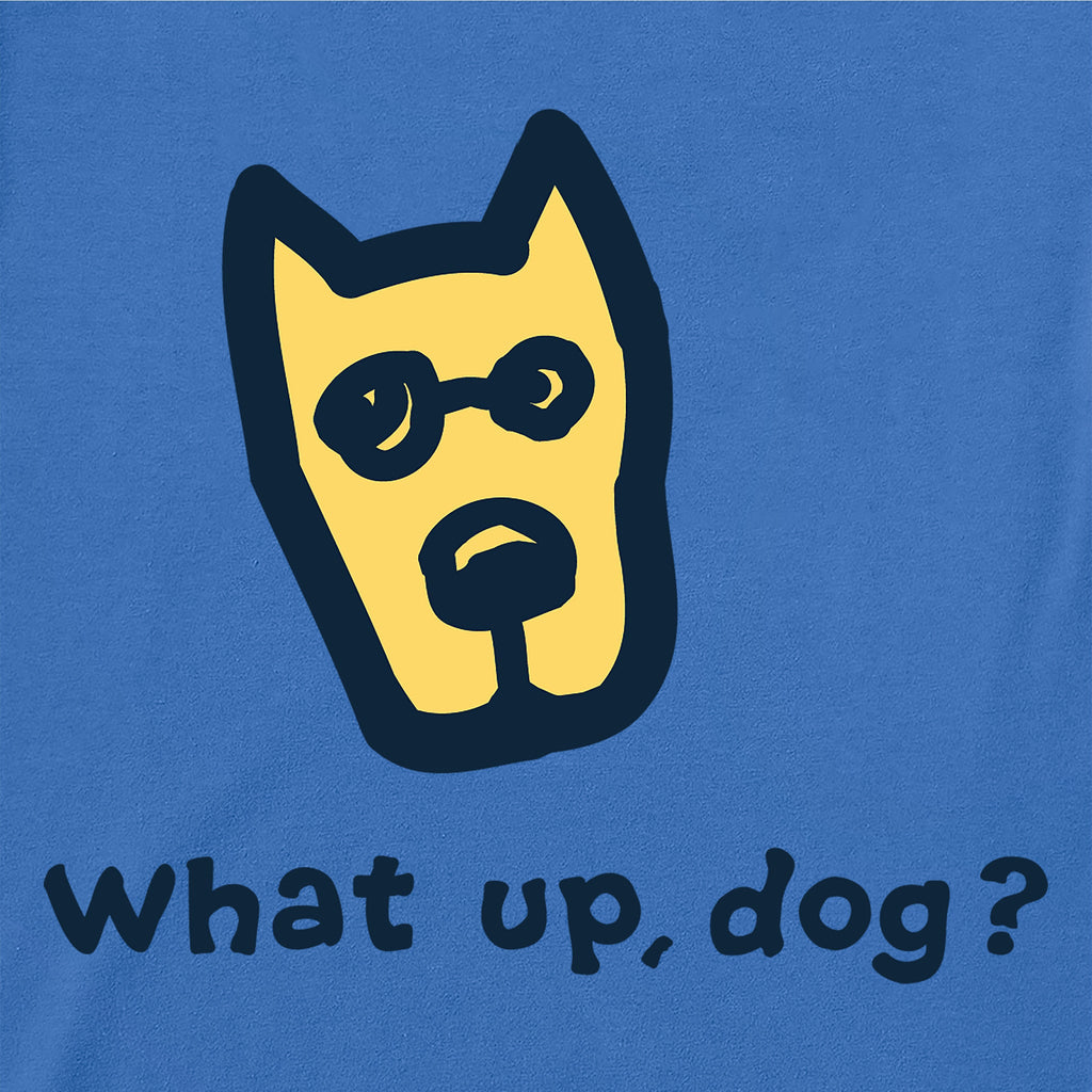 Men's What up dog? Short Sleeve Crusher Tee product image 2
