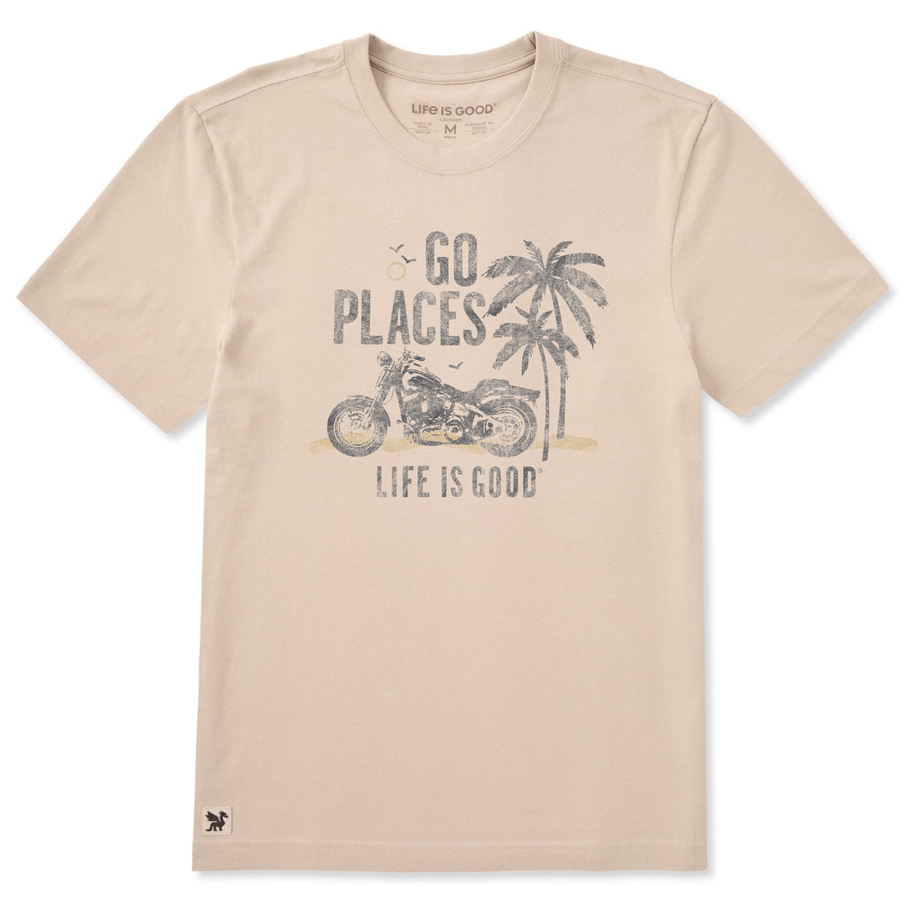 Men's Go Places Motorcycle Short Sleeve Crusher Tee product image 1