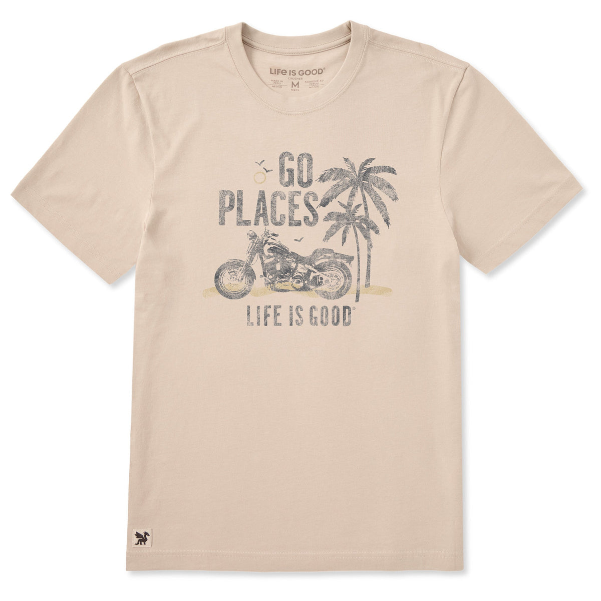 Men's Go Places Motorcycle Short Sleeve Crusher Tee product image 1