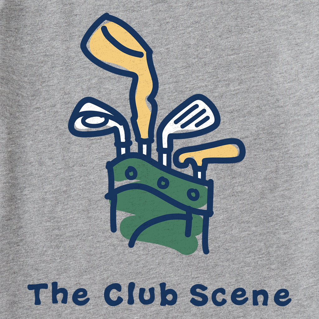 Men's Club Scene Bag Short Sleeve Crusher Tee
