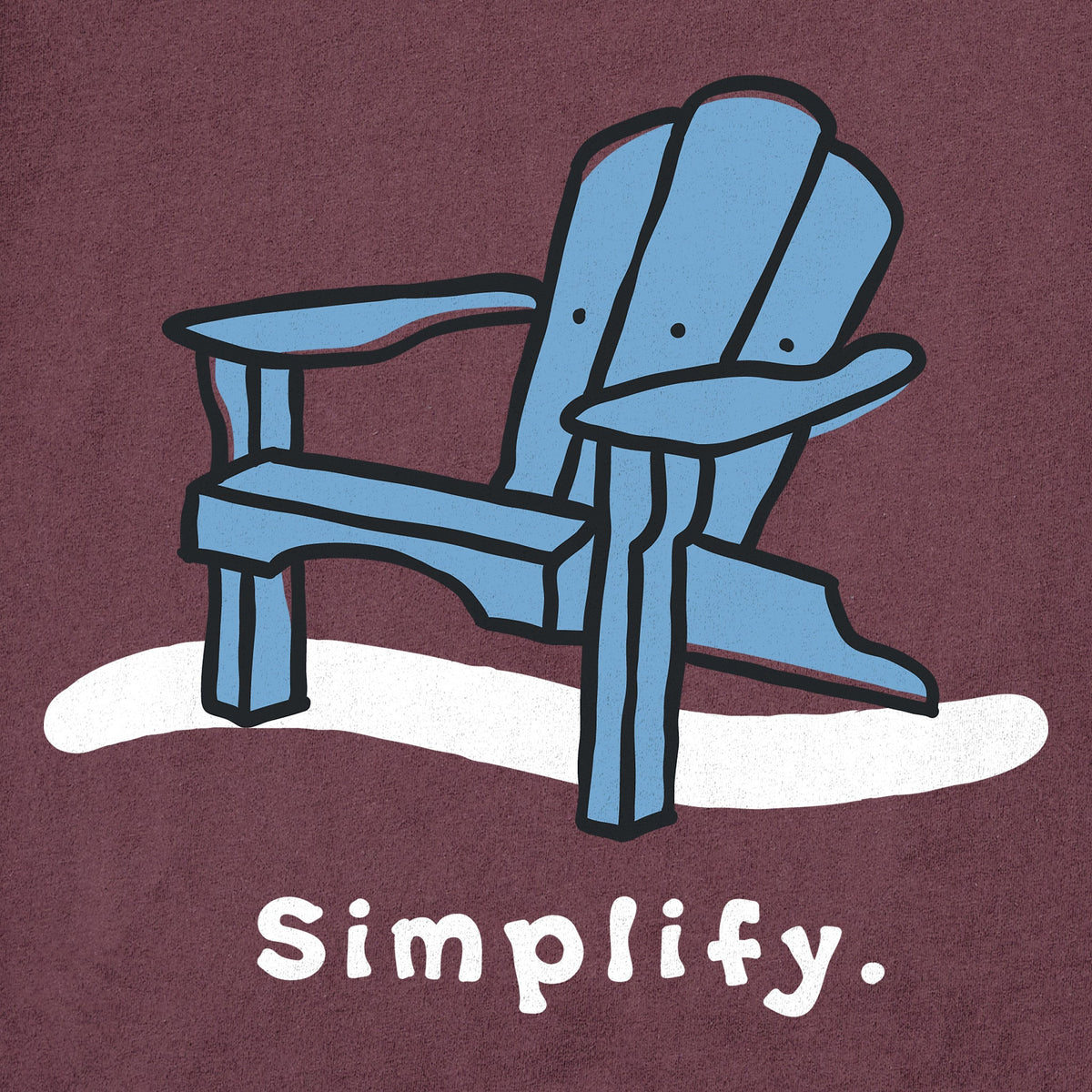 Men's Adirondack Chair Simplify Short Sleeve Crusher Tee product image 2