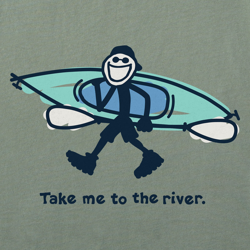 Men's Take me to the River Short Sleeve Crusher Tee product image 2