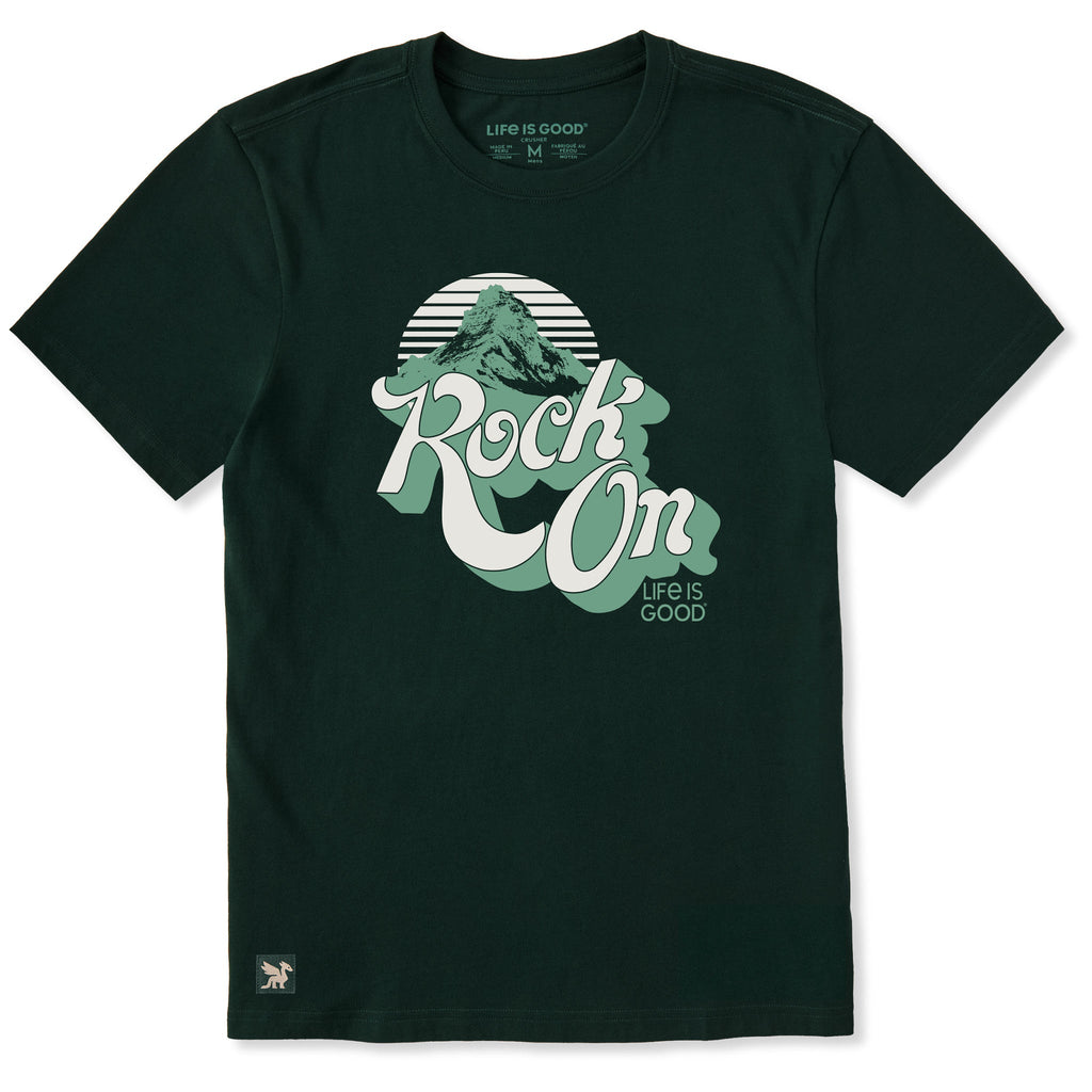 Men's Rock On Mountains Short Sleeve Crusher Tee product image 1