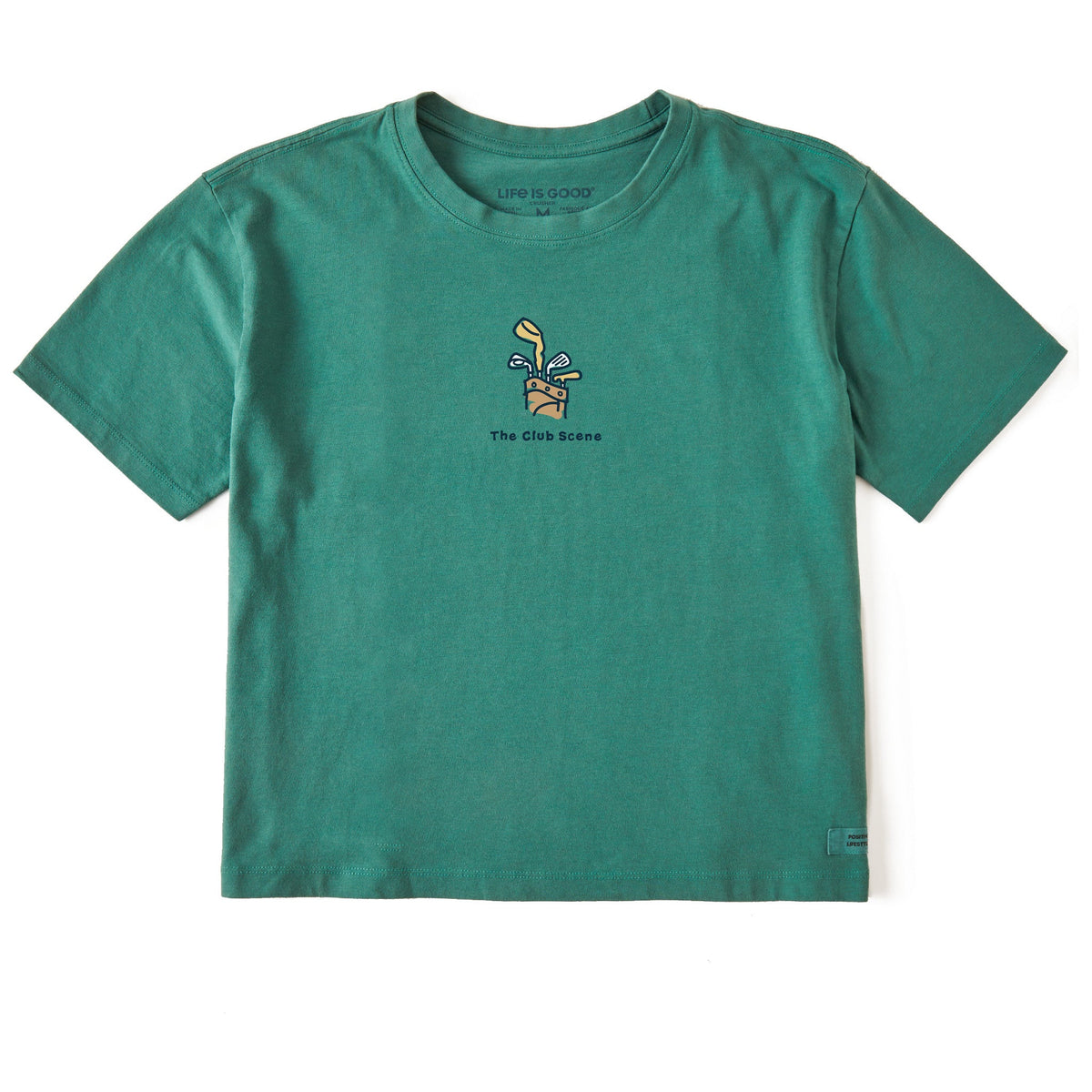 Women's Club Scene Bag Short Sleeve Crusher Boxy Tee