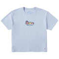 Women's LIG Happy Campers Short Sleeve Crusher Boxy Tee
