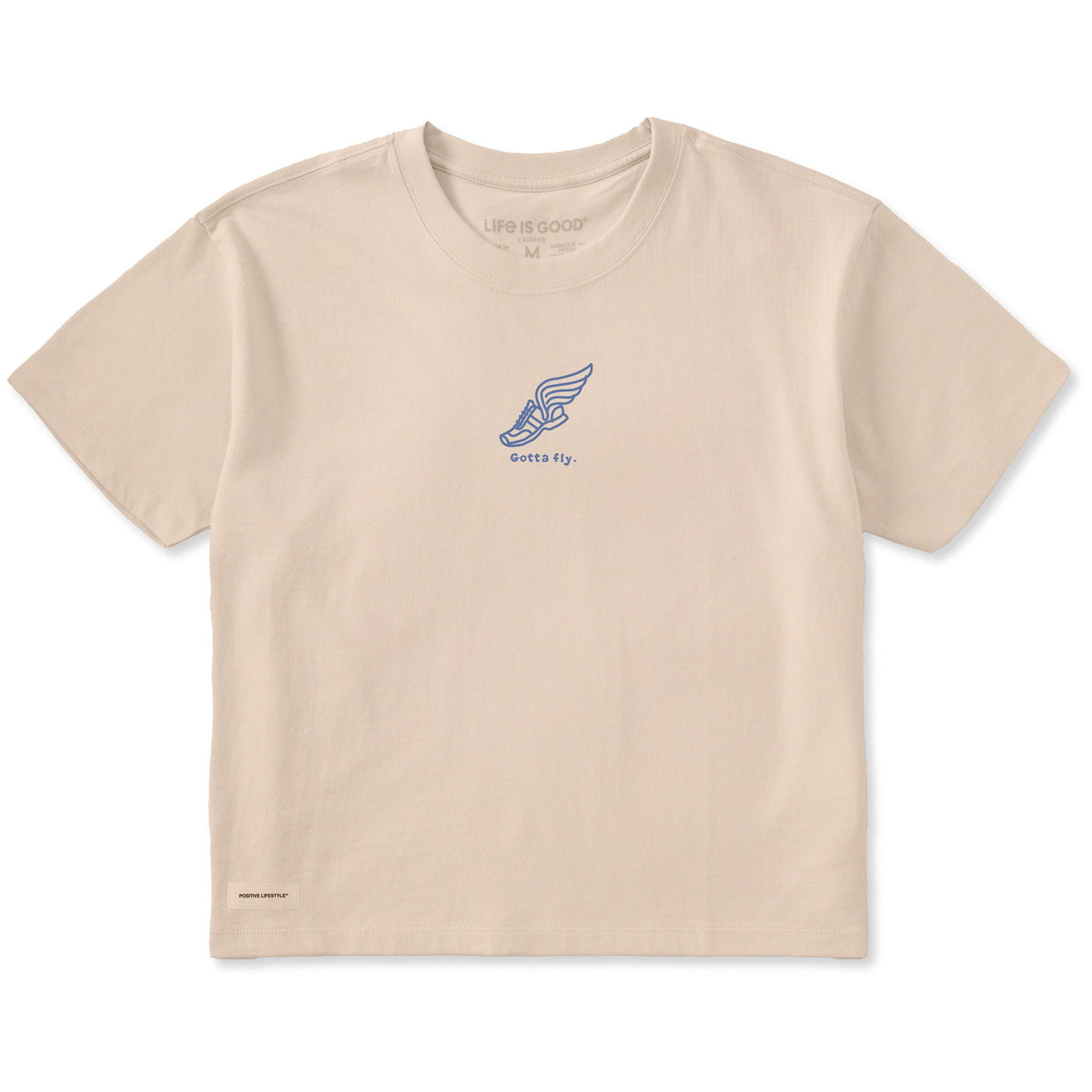 Women's Gotta Fly Sneakers Short Sleeve Crusher Boxy Tee