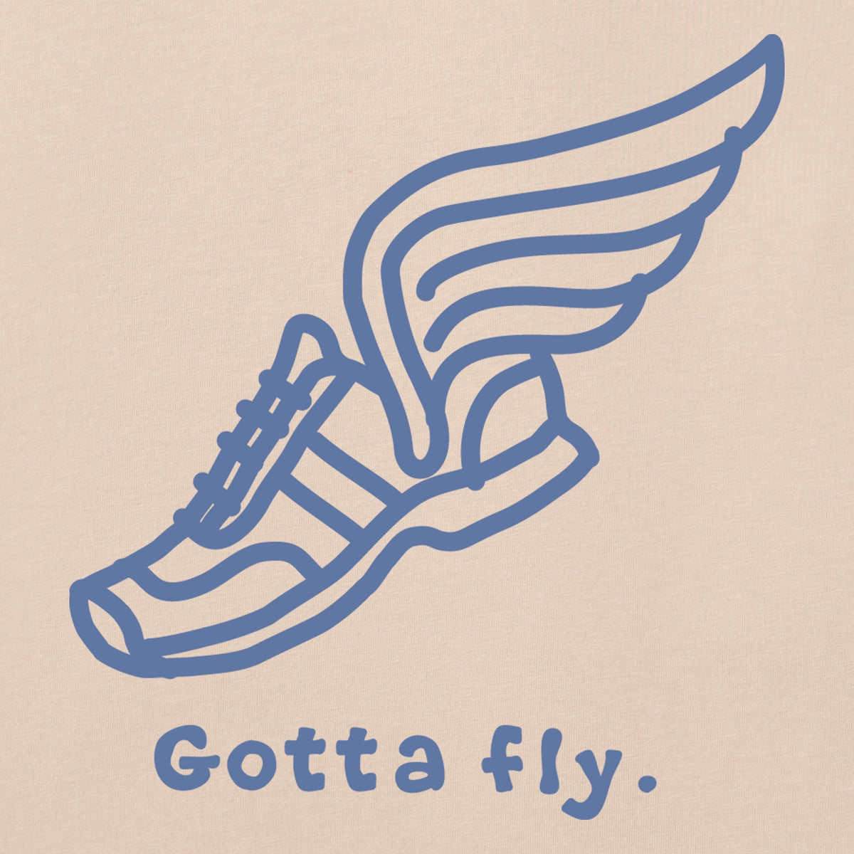 Women's Gotta Fly Sneakers Short Sleeve Crusher Boxy Tee