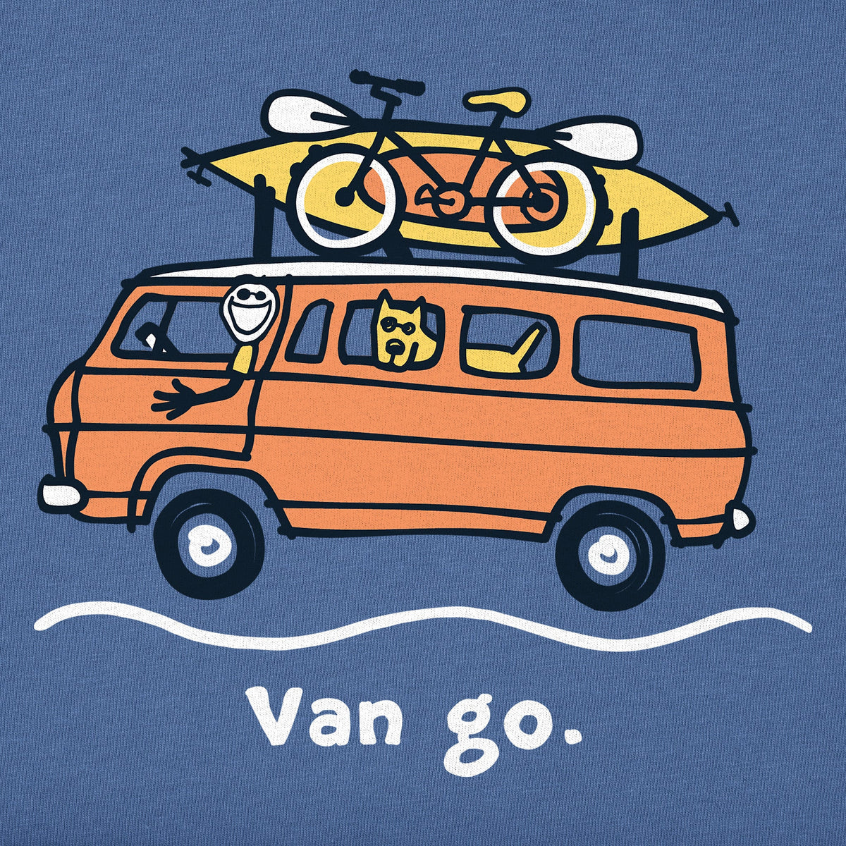 Women's Jake and Rocket Van Go Short Sleeve Crusher Tee product image 2