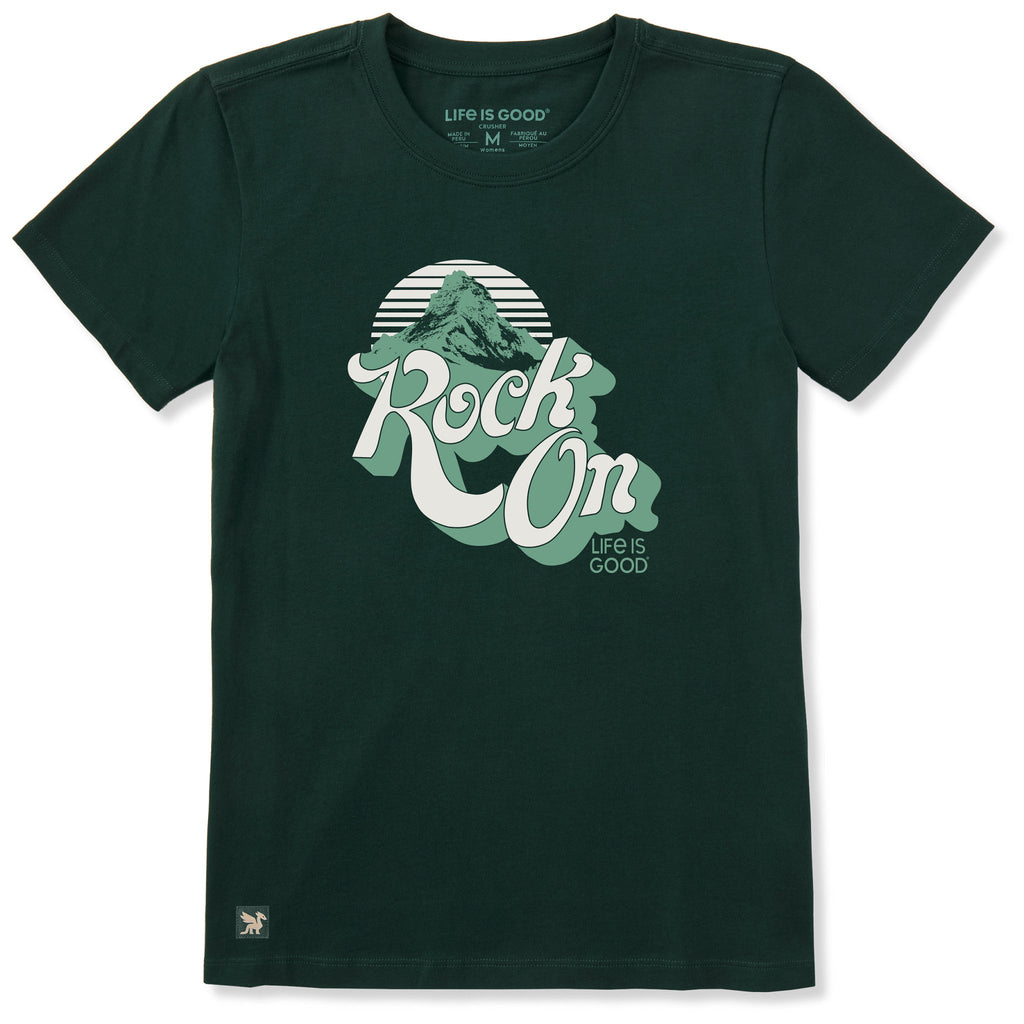 Women's Rock On Mountains Short Sleeve Crusher Tee product image 1