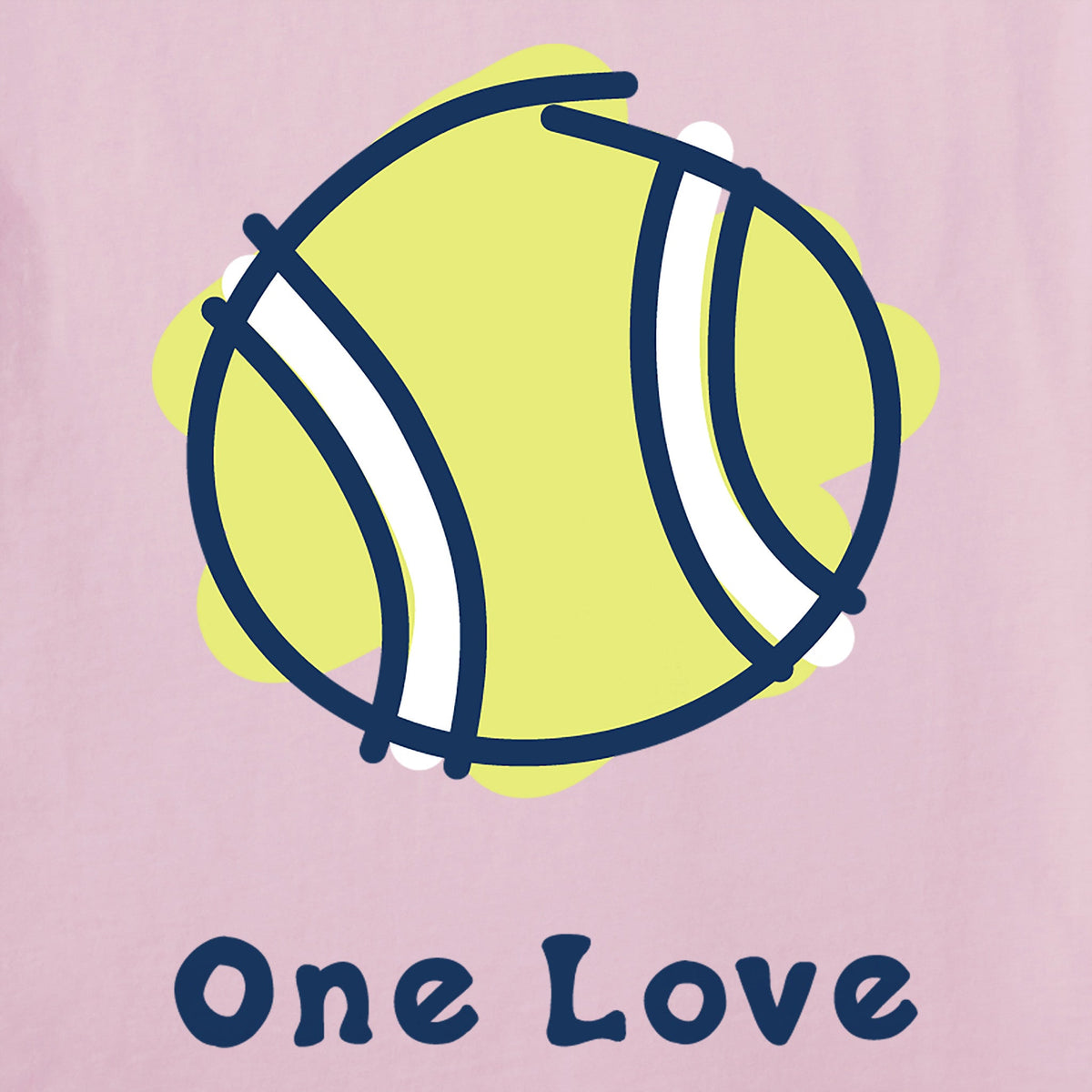 Women's One Love Tennis Short Sleeve Crusher Tee product image 2