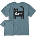 Men's Bert's Guitar Cat Short Sleeve Crusher Tee product image 1