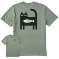 Men's Bert's Fish Cat Short Sleeve Crusher Tee product image 1