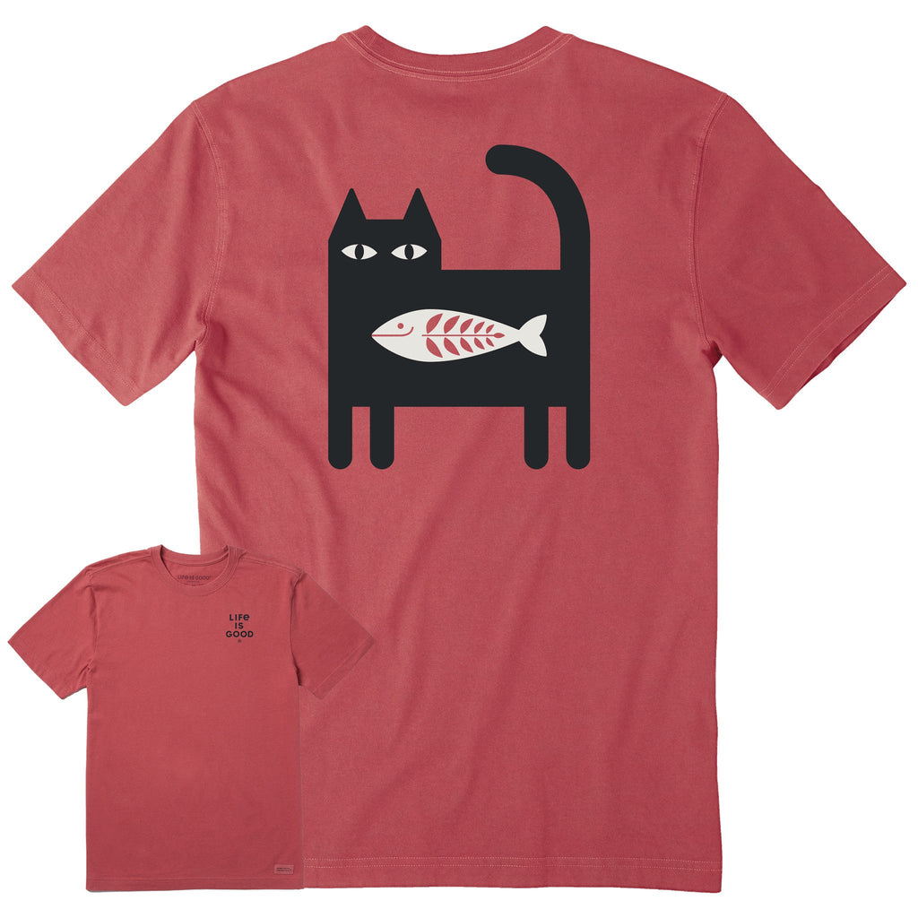 Men's Bert's Fish Cat Short Sleeve Crusher Tee product image 4