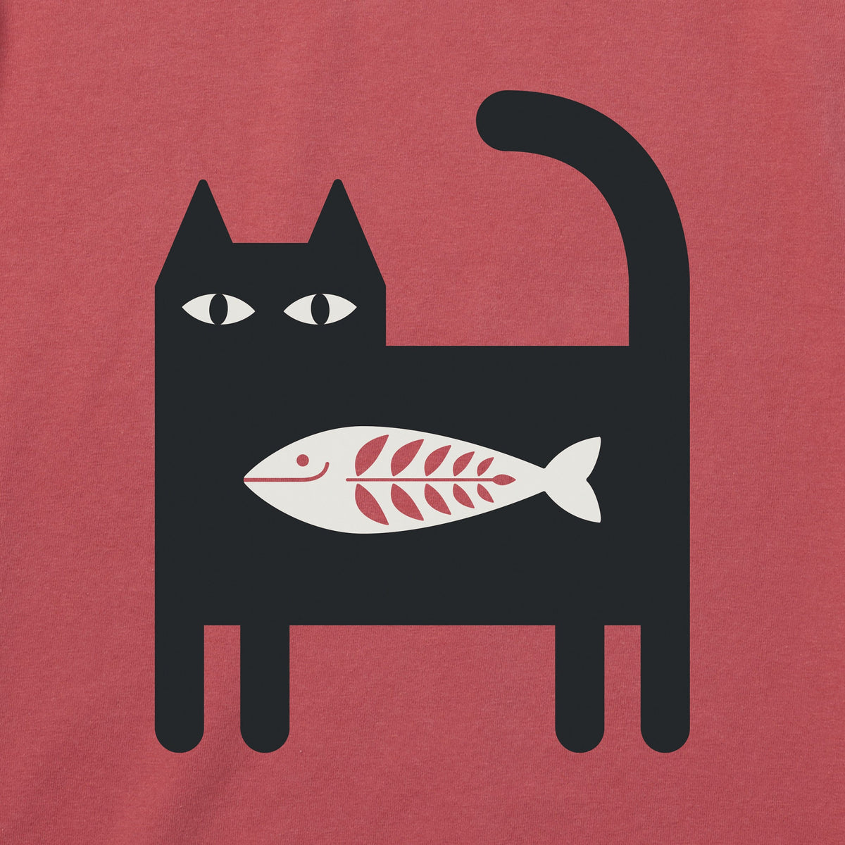 Men's Bert's Fish Cat Short Sleeve Crusher Tee product image 5