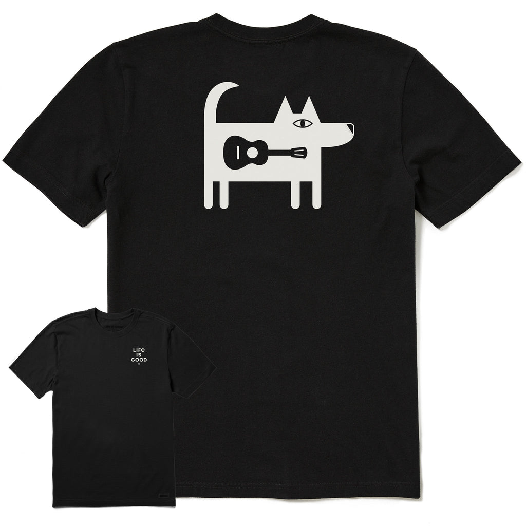 Men's Bert's Guitar Dog Short Sleeve Crusher Tee product image 1