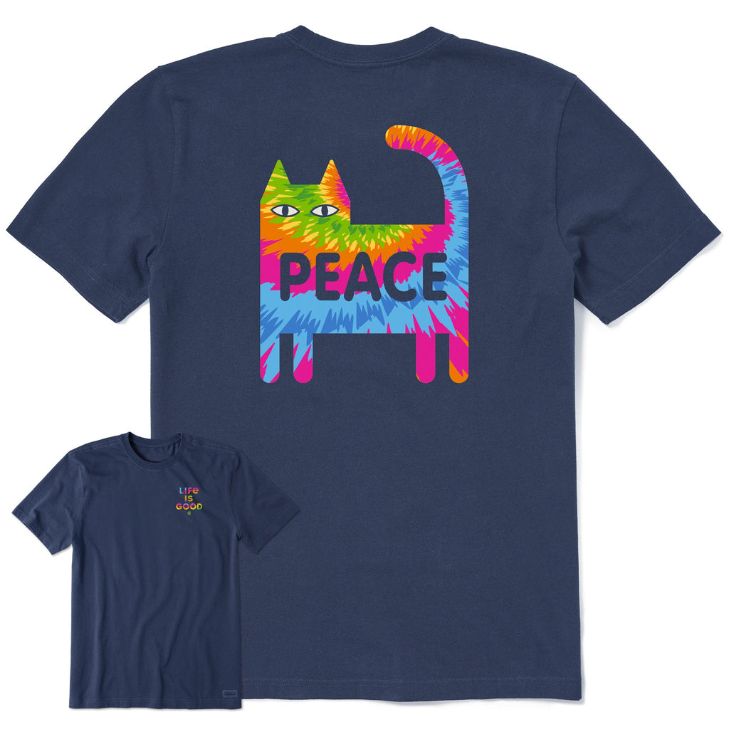 Men's Bert's Tye Dye Cat Short Sleeve Crusher Tee product image 7