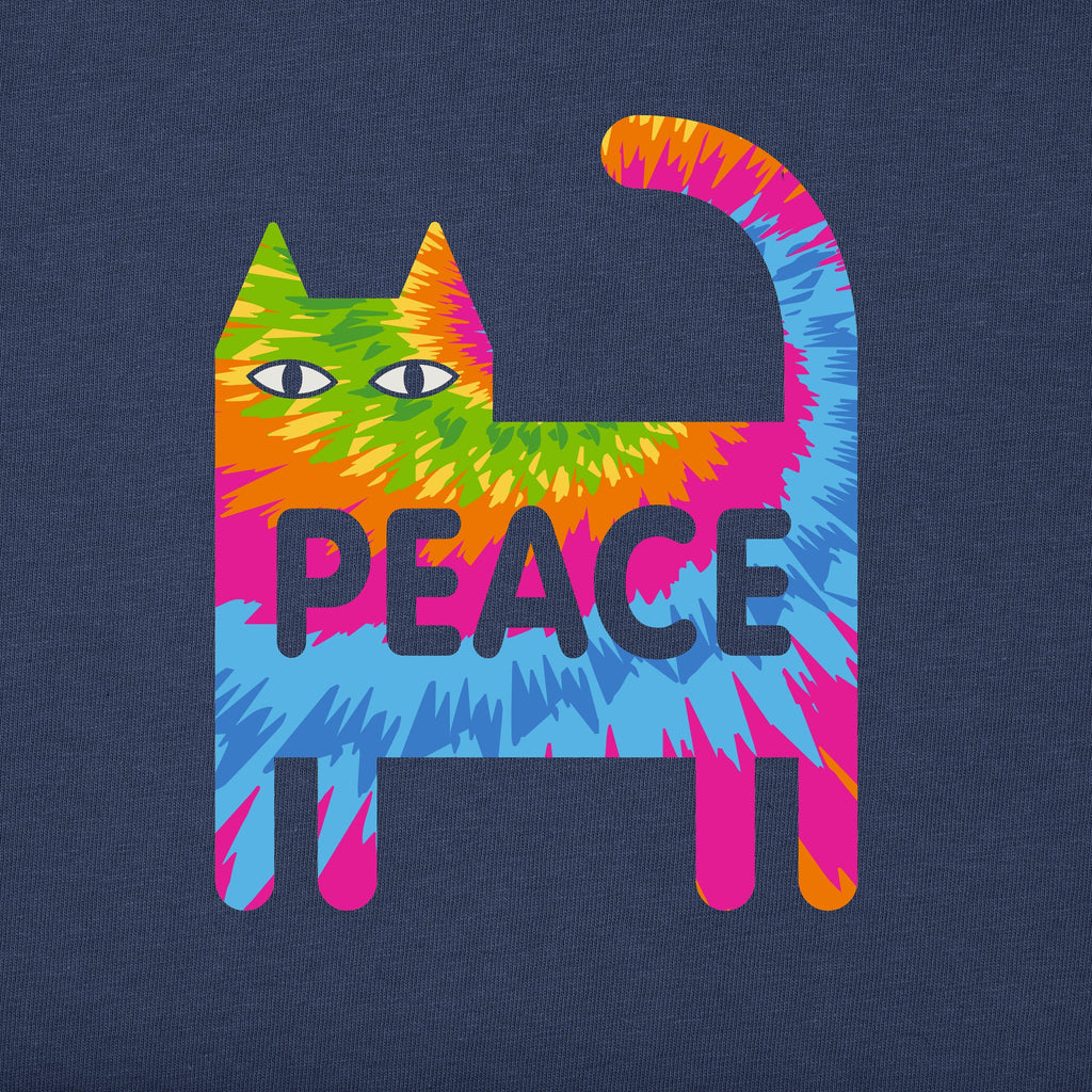 Men's Bert's Tye Dye Cat Short Sleeve Crusher Tee product image 8