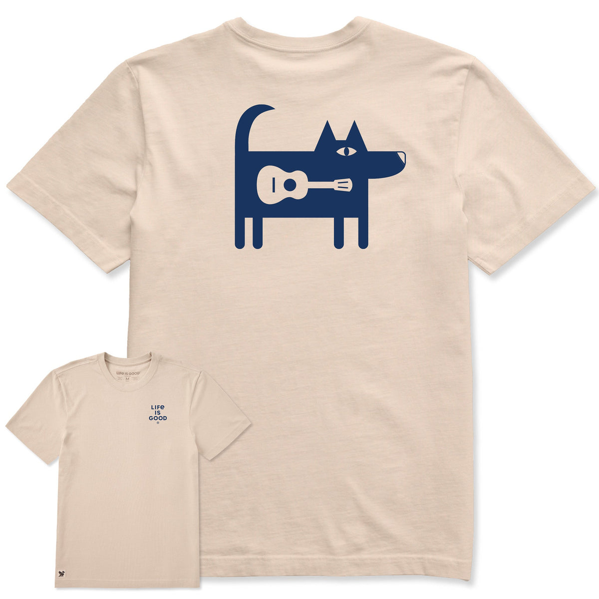 Men's Bert's Guitar Dog Short Sleeve Crusher Tee product image 4