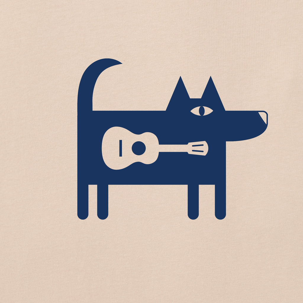 Men's Bert's Guitar Dog Short Sleeve Crusher Tee product image 5